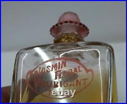 Rare Old Vintage Antique Jasmin Floral Houbigant Unused Perfume Bottle France