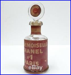 Rare Old Vintage Antique Mademoiselle Chanel N0.1 Perfume Bottle Paris France