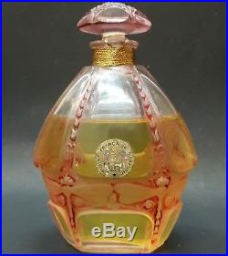 Rare Old Vintage Antique Unused Perfume Bottle France R. Lalique Or J. Viard