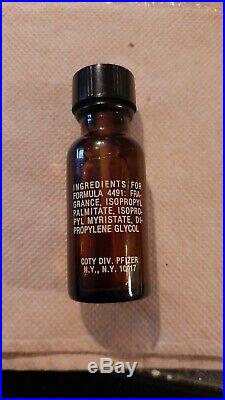 Rare VINTAGE 1970s WILD MUSK OIL Coty Div. Pfizer. 50 Oz Bottle ORIGINAL Formula