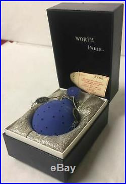 Rare VTG Art Deco Rene Lalique Perfume Bottle Worth Dan's Da Nuit C. 1924
