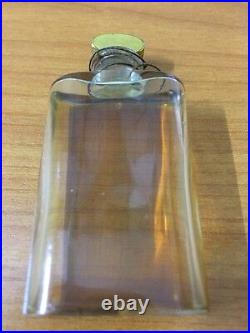 Rare Vintage 1930s Houbigant L'Oeiillet du Roy Perfume Bottle Gilt Glass Stopper