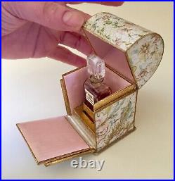 Rare Vintage 1946 Corday Fame Perfume Bottle In Domed Box Case Unused Unopened