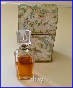 Rare Vintage 1946 Corday Fame Perfume Bottle In Domed Box Case Unused Unopened