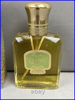 Rare Vintage 1980s Coty CHYPRE Eau de Toilette Spray Perfume 1.75 Oz Bottle