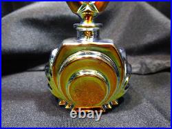 Rare Vintage BOHEMIA Iridescent Metallic Special Edition 1950 Perfume Bottle