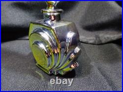 Rare Vintage BOHEMIA Iridescent Metallic Special Edition 1950 Perfume Bottle