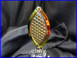 Rare Vintage BOHEMIA Iridescent Metallic Special Edition 1950 Perfume Bottle