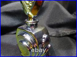 Rare Vintage BOHEMIA Iridescent Metallic Special Edition 1950 Perfume Bottle