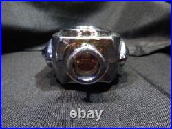 Rare Vintage BOHEMIA Iridescent Metallic Special Edition 1950 Perfume Bottle