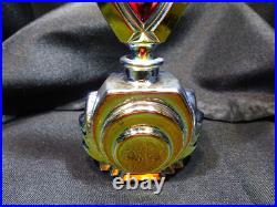 Rare Vintage BOHEMIA Iridescent Metallic Special Edition 1950 Perfume Bottle