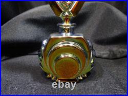 Rare Vintage BOHEMIA Iridescent Metallic Special Edition 1950 Perfume Bottle