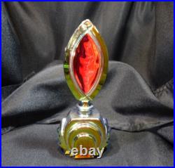 Rare Vintage BOHEMIA Iridescent Metallic Special Edition 1950 Perfume Bottle