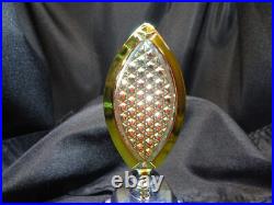 Rare Vintage BOHEMIA Iridescent Metallic Special Edition 1950 Perfume Bottle