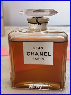 Rare Vintage Chanel No 46 Extrait De parfum Sealed Bottle With Box Perfume 1946