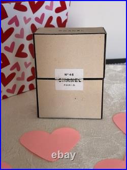 Rare Vintage Chanel No 46 Extrait De parfum Sealed Bottle With Box Perfume 1946