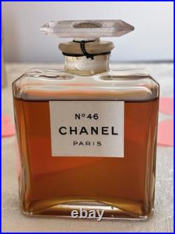 Rare Vintage Chanel No 46 Extrait De parfum Sealed Bottle With Box Perfume 1946