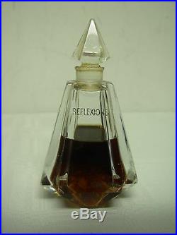 Rare Vintage Ciro Reflexions Perfume Lovely Signed Baccarat Crystal Bottle 4