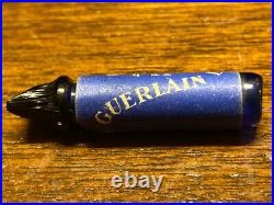 Rare Vintage Guerlain Travel Sz Cobalt Blue Perfume Bottle Only L' Heure Bleue