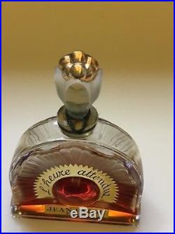 Rare Vintage L' HEURE ATTENDUE by JEAN PATOU Sealed Beautiful Bottle with perfume