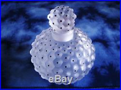 Rare Vintage LALIQUE Cactus Glass No. 2 Perfume Perfect Bottle made in France