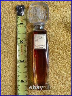 Rare Vintage Lancome France Qui Sait Collectible Bottle 85% Full 4.25 inches