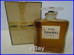 Rare Vintage No. 46 CHANEL PARIS Parfum/Perfume Sealed Bottle 1oz