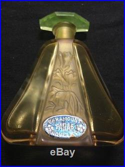 Rare Vintage Paramount Parag Novelty Perfume Bottle Julien Viard