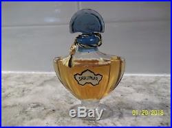 Rare Vtg Guerlain Shalimar 1/3 oz Extrait Parfum Perfume Collectible Bottle NIB