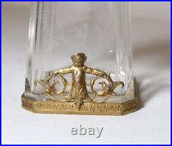 Rare antique 1800's antique gilt bronze perfume bottle pomander vinaigrette jar Rare antique 1800's antique gilt bronze perfume bottle pomander vinaigrette jar