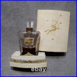 Rare flacon parfum ancien Lubin Nuit de Longchamp vintage french perfume bottle