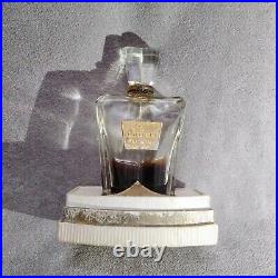 Rare flacon parfum ancien Lubin Nuit de Longchamp vintage french perfume bottle