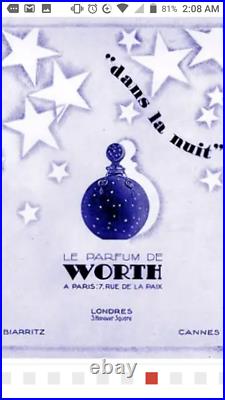 Rene LaliqueDans La NuitAntique Worth Perfume BottleCompleteSealed 20%1932