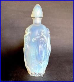 SABINO Vtg SiGNED Opalescent Glass Perfume Bottle FRANCE Gaite Nude Nymph PARIS SABINO Vtg SiGNED Opalescent Glass Perfume Bottle FRANCE Gaite Nude Nymph PARIS