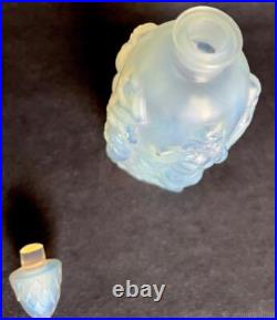 SABINO Vtg SiGNED Opalescent Glass Perfume Bottle FRANCE Gaite Nude Nymph PARIS SABINO Vtg SiGNED Opalescent Glass Perfume Bottle FRANCE Gaite Nude Nymph PARIS