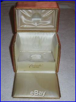 SALE Vintage Nina Ricci Farouche Lalique Crystal Perfume Bottle/Box 1 OZ Empty