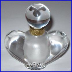 SALE Vintage Nina Ricci Farouche Lalique Crystal Perfume Bottle/Box 1 OZ Empty