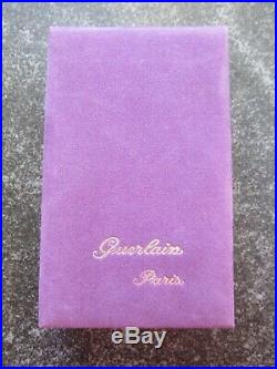 SEALED Vintage Guerlain Paris SHALIMAR ½ fl oz Perfume Bottle PURPLE VELVET BOX