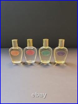 SUPER RARE VINTAGE 80's Victoria's Secret Perfume Gift Set 4 mini Bottles