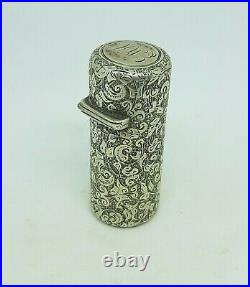 Sampson Mordan Antique Silver Scent Bottle 1881