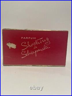 Schiaparelli Shocking 3.5 Vintage Rare Perfume Bottle With Box