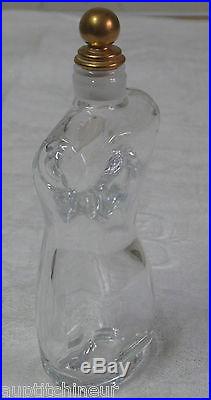 Schiaparelli Shocking Baccarat Flacon De Parfum Vintage Crystal Perfume Bottle