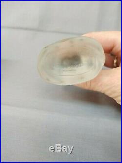 Schiaparelli Zut Perfume Bottle Vintage Glass Commercial Ribbon Sticker 4 7/8