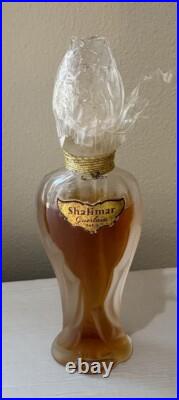 Sealed Full Rosebud Stopper Shalimar Guerlain Perfume Vintage Mid Century Bottle Sealed Full Rosebud Stopper Shalimar Guerlain Perfume Vintage Mid Century Bottle