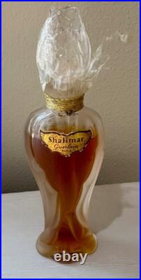 Sealed Full Rosebud Stopper Shalimar Guerlain Perfume Vintage Mid Century Bottle Sealed Full Rosebud Stopper Shalimar Guerlain Perfume Vintage Mid Century Bottle