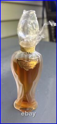 Sealed Full Rosebud Stopper Shalimar Guerlain Perfume Vintage Mid Century Bottle Sealed Full Rosebud Stopper Shalimar Guerlain Perfume Vintage Mid Century Bottle