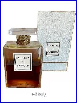 Sealed Vintage 1940's Cattleya de Renoir Perfume Parfum Flacon In Box