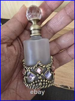 Set Of 3 Vintage Alice Aliya Refillable Perfume Bottle Embrossed Decor Screw Cap Set Of 3 Vintage Alice Aliya Refillable Perfume Bottle Embrossed Decor Screw Cap