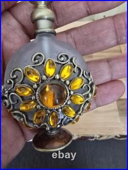 Set Of 3 Vintage Alice Aliya Refillable Perfume Bottle Embrossed Decor Screw Cap Set Of 3 Vintage Alice Aliya Refillable Perfume Bottle Embrossed Decor Screw Cap