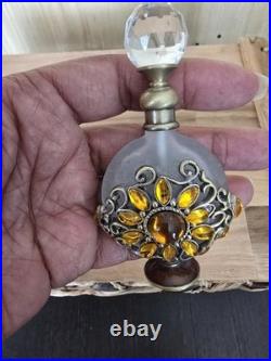 Set Of 3 Vintage Alice Aliya Refillable Perfume Bottle Embrossed Decor Screw Cap Set Of 3 Vintage Alice Aliya Refillable Perfume Bottle Embrossed Decor Screw Cap